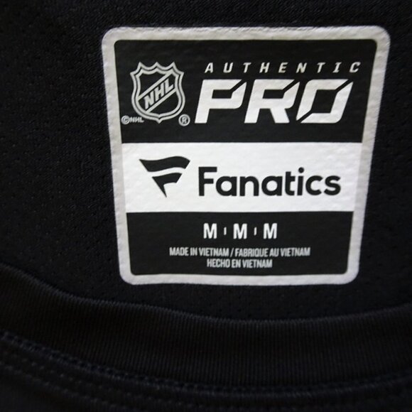 NHL Fanatics OTTAWA SENATORS Hockey T-Shirt Size M Black Authentic Pro Short Slv - Picture 5 of 5